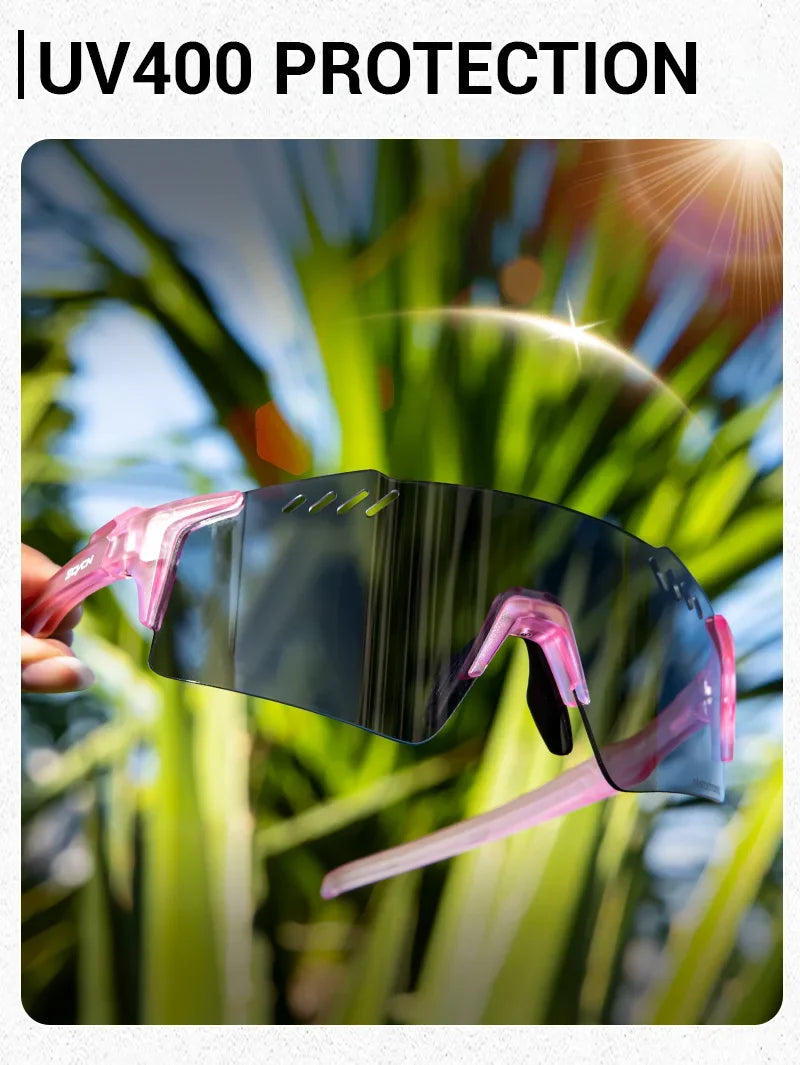 Óculos SCVCN Profissionais Fotocromáticos Red: Domine a Luz e o Pedal com Máximo Desempenho!