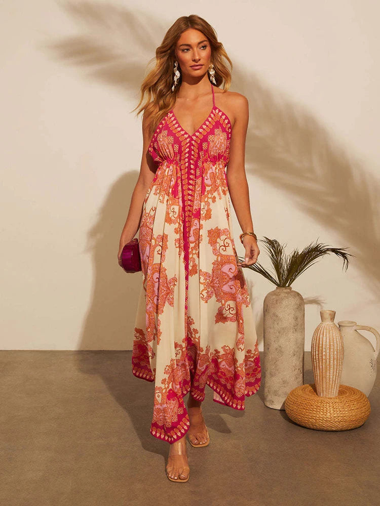 Vestido feminino  Longo e  Sexy, modelo estilo indiano  com  costa nua, super tendência  pra nova estação leve e confortável .