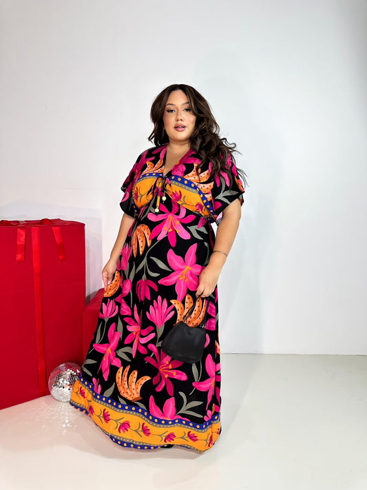 Vestido  plus size inspiração farms .😍