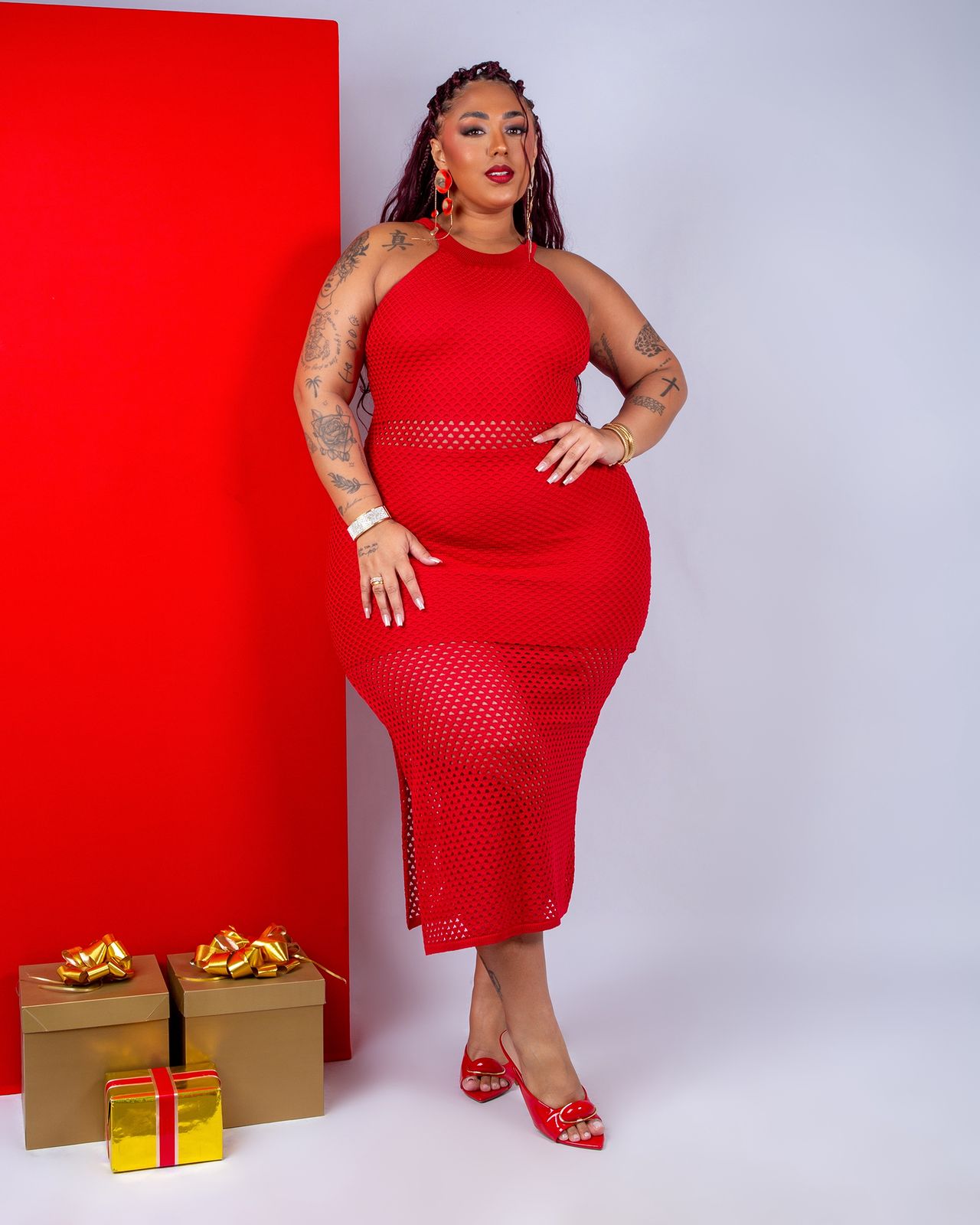 Vestido tricô Mondal plus size! 😍